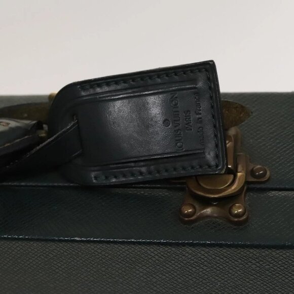 LOUIS VUITTON Taiga Leather Diplomat Trunk Epicea - Picture 12 of 16